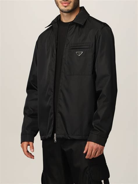 mens prada button up|prada men's jacket.